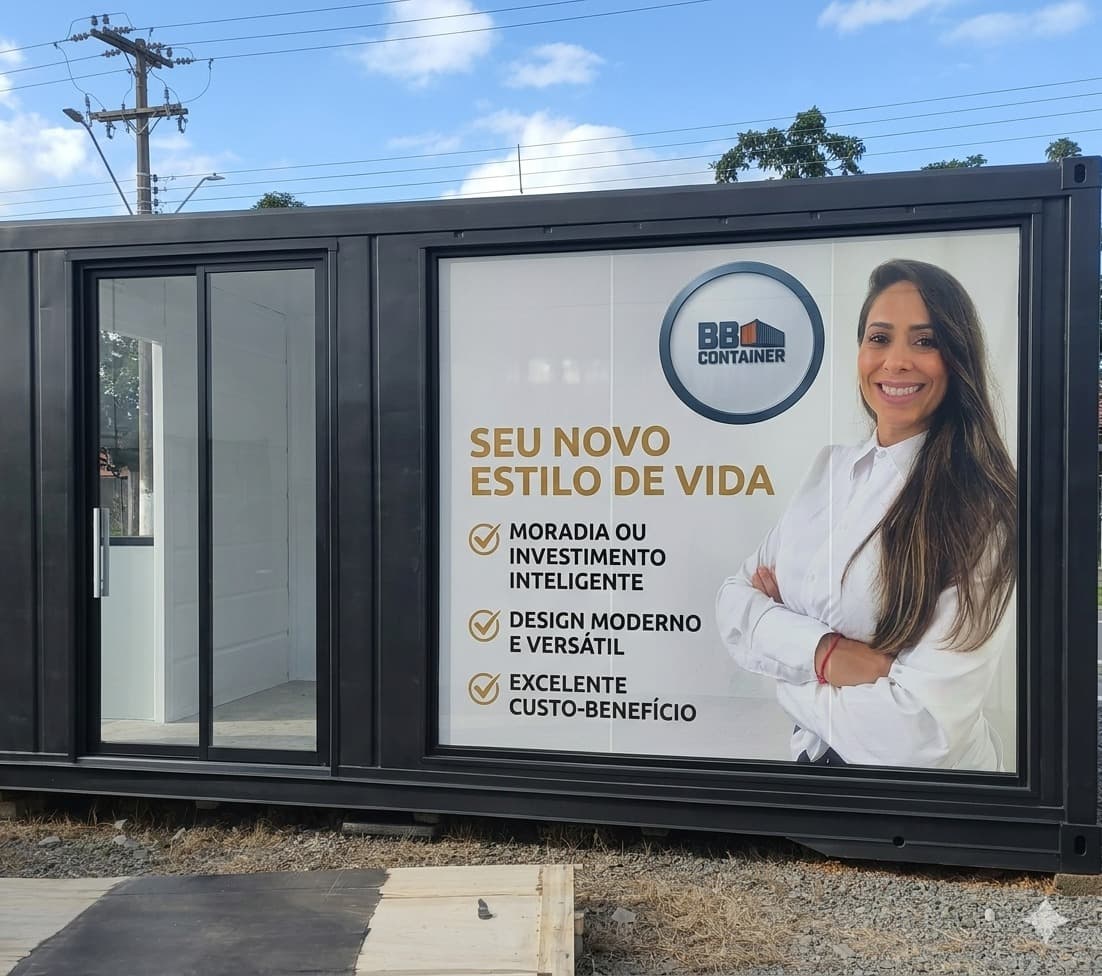 Containers em pátio — aplicações residenciais e comerciais